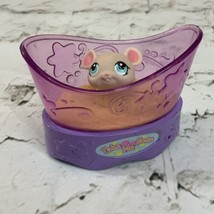 Hasbro LPS Littlest Pet Shop Mouse  In Cage Pink Purple - $9.89