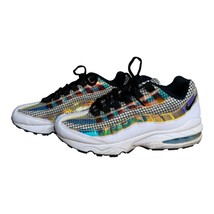 Nike Air Max 95 LV8 White Blue Glaze Black (GS) Shoes Size 7Y Youth BQ72... - $447.36 MXN
