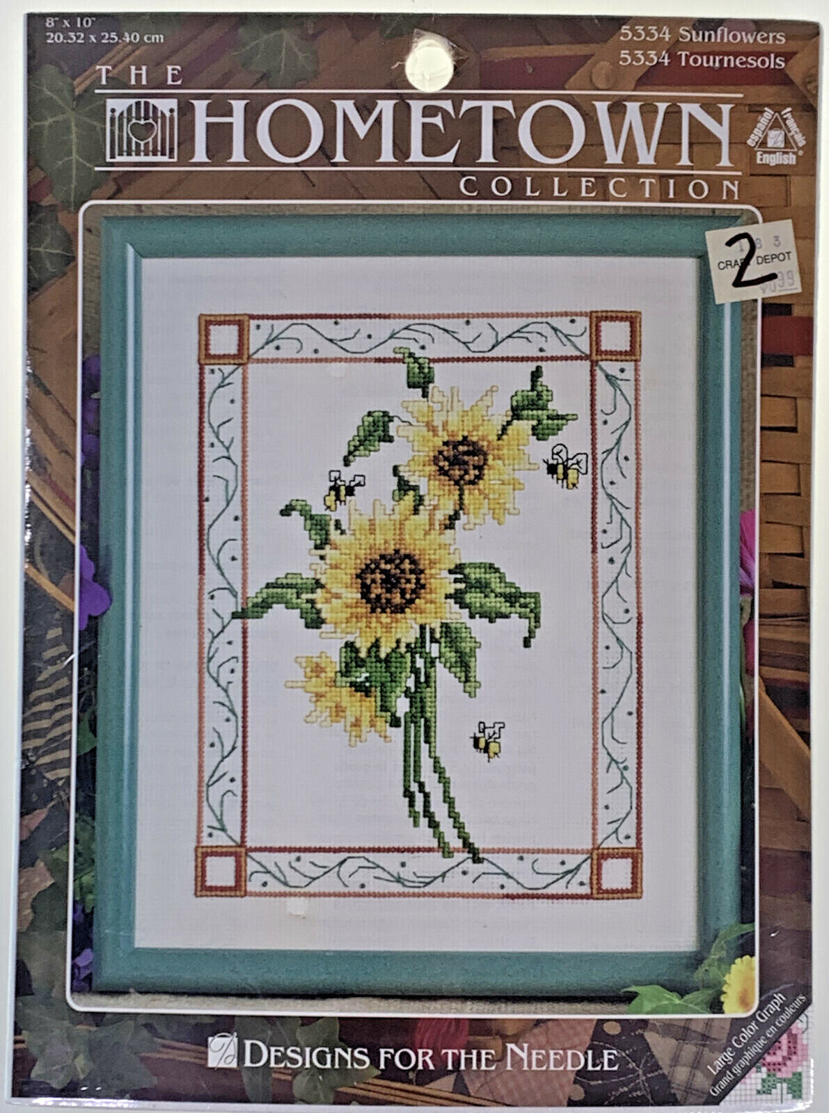 Designs For The Needle Sunflowers Stitch Kits - $7.80