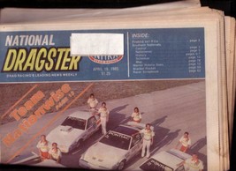 NATIONAL DRAGSTER-NHRA-04/19/85-SOUTHERN NATLS-ROBINS- VG - £32.03 GBP