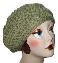 Sage Green Hat, Sage Green Beret, Sage Beret, Sage Hat - £22.80 GBP