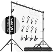Limostudio (Enhanced Super Heavy Duty) 10 X 10 Ft. Large Backdrop Stand,... - £116.91 GBP