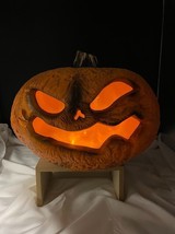 Tekky Flaming Rotten Jack-o-Lantern Halloween Animated Scary Angry Pumpkin - £22.82 GBP