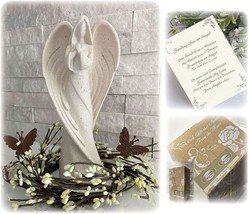 Angel Statue Sympathy Gift for Memorial Express Condolences for Loss of Loved On - £62.89 GBP