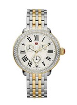 Michele SEREIN Two Tone Diamond Watch MW21A01C5966 - $1,649.00