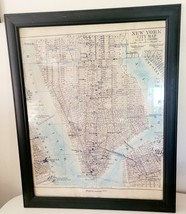 32&quot; X 22&quot; Repro of Vintage New York City Street Subway Map -&quot;Frame Not I... - £13.37 GBP