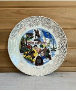 South Carolina State Plate Vintage 1950s Sabin 22k Gold Warranted Made USA - $38.29 CAD