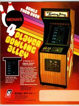 4 Player Bowling Alley Video Arcade Game Flyer 1978 Original Retro Art 8... - $8.05