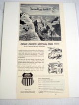 1948 UP Ad Union Pacific Railroad Grand Canyon National Park - $8.99