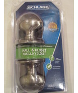 Schlage Siena Nickel Hall &amp; Closet Door Knob Lock  Brand New - $37.68 CAD