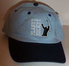 NEW!  MENS Ouray Sportswear &quot;PLANET HOCKEY&quot; LIGHT BLUE BASEBALL  HAT - £18.35 GBP