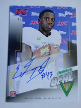 2020 Topps XFL Emmanuel Beal Tampa Bay Vipers Auto Autograph Black Card 4/5 SSP - £10.26 GBP