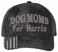 Dog Moms for Harris Hat Vote Kamala Harris 2024 Embroidered Kryptek Typhoon Hat - $24.74