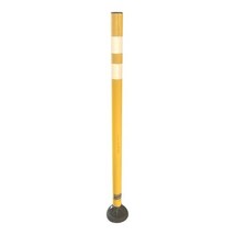 Gorilla Post Magnetic Yellow Impact Recovery Delineator Bollard Sign Post 48" B image 10
