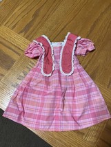 American Girl Marie Grace Meet Dress Historical  doll outfit/dress pink - £18.78 GBP