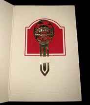 Vintage 1989 Natural History Museum LA 24KT Gold Bookmark w/ Card & Info image 4