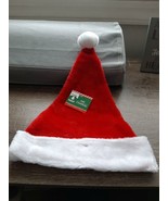 Christmas House Plush Santa Hat with Fur Cuffs, 17 in. NEW - $13.81