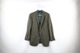 Vtg 50s 60s Streetwear Mens 42R Wool One Button Suit Jacket Sport Coat P... - $98.95
