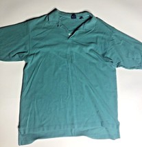 GAP Polo Shirt Men&#39;s Size XL Short Sleeve Teal Green  - £11.03 GBP