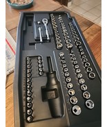 Husky Mechanics Tool Ratchet &amp; Socket Set 83 Piece 1/5&quot; SAE MM - €57,85 EUR