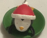 Hallmark Penguin On A Sled Christmas Decoration Ornament Small XM1 - £5.42 GBP