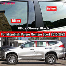 For  Pajero Montero  2015-2022 6x Car Window Door Column BC Pillar Post Cover Tr - £124.20 GBP