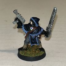 Ral Partha Warhammer Metal Painted Miniature Cawdor Leader Soldier With ... - $18.78