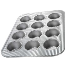 USA Pan Bakeware Muffin Pan, 12-Well, Aluminized Steel - £43.24 GBP