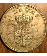 1967 DENMARK 1 KRONE COIN - $1.24