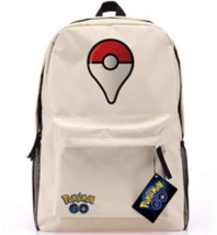 Pokemon Go Logo Full size School Bag Backpack approx 17&quot;  - $23.99