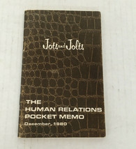 vintage jots and jolts The Human relations pocket memo Dec 1980 calendar  - $19.75