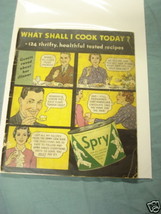 1940&#39;s Spry Cookbook 124 Tested Recipes - £6.40 GBP