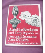 Age of the Revolution and Early Republic 1977 Catalog - $20.50 CAD