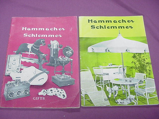 1972 & 1974 Hammacher Schlemmer Catalogs - $14.99