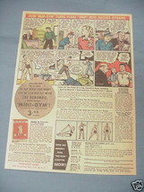 1951 Joe Bonomo&#39;s Magic De-luxe Mini-Gym Ad - £6.38 GBP