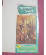Luray Caverns Luray, Virginia 1954 Color Brochure - £7.97 GBP