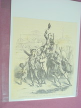 1860 Illustration Colonel Wood Being Cheered - £6.37 GBP