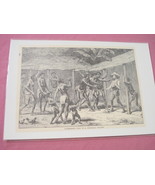 1889 Africa Illustrated Page Andersson at Bechuana - £6.29 GBP