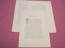 1893 8 Page Biography of Benjamin F. Butler - £6.37 GBP