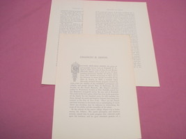 1893 6 Page Biography of Chauncey M. Depew - £6.29 GBP