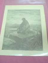 1880 Illustrated Bible Page Isaiah - £6.29 GBP
