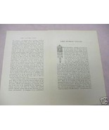 1893 4 Page Biography of James Fenimore Cooper, Author - $7.99