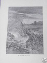 1894 Civil War Illustrated Page An Incident of Battle - $7.99
