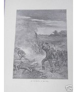 1894 Civil War Illustrated Page An Incident of Battle - £6.29 GBP