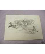 1894 Civil War Illustrated Page Cavalry Charge - £6.31 GBP