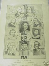 1894 Illustrated Page Colonial Governors - £6.24 GBP