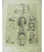 1894 Illustrated Page Colonial Governors - £6.29 GBP