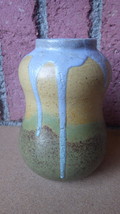 Rare Eugene Lion France Art Nouveau Studio Pottery Calabash Vase Circa 1900 - £359.71 GBP