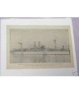 1898 Illustrated Page Battleship Maine - $10.95 CAD