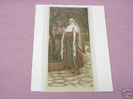 1899 Illustrated Bible Page The Magnificat - £6.37 GBP